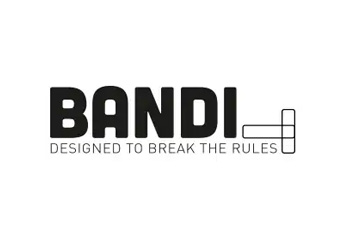 Logo bandi designed to break the rules