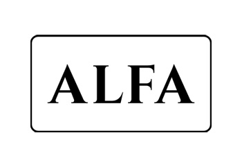 Logo Alfa noir et blanc